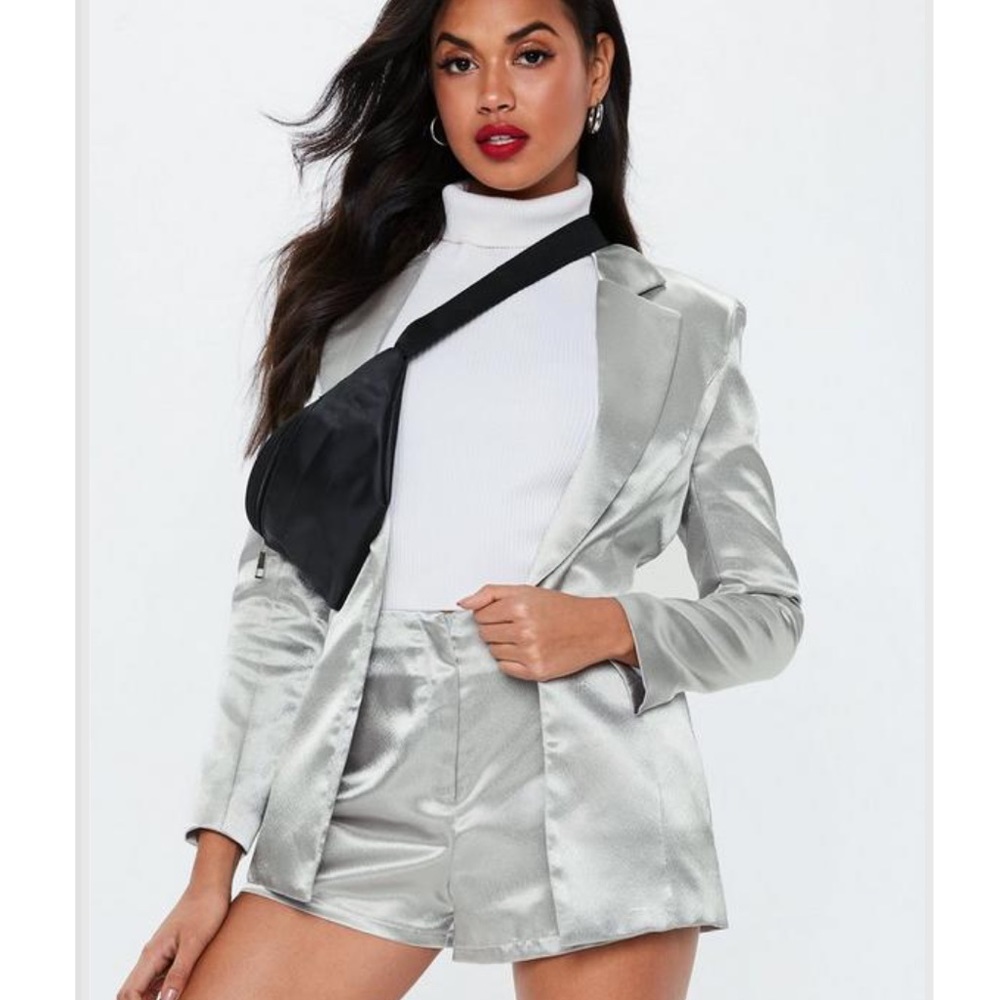 Missguided satin jacket